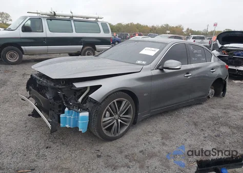 2017 Infiniti Q50 3.0T Sport z USA, uszkodzony, nr VIN JN1EV7AP2HM732438